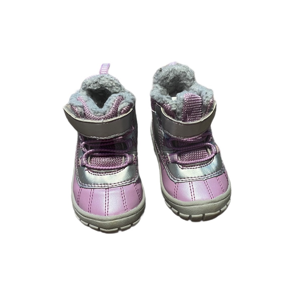 Wonder Nation purple winter snow boots